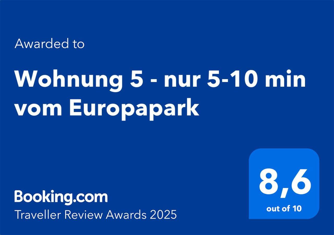 Wohnung 5 - Nur 5-10 Min Vom Europapark Ettenheim Extérieur photo